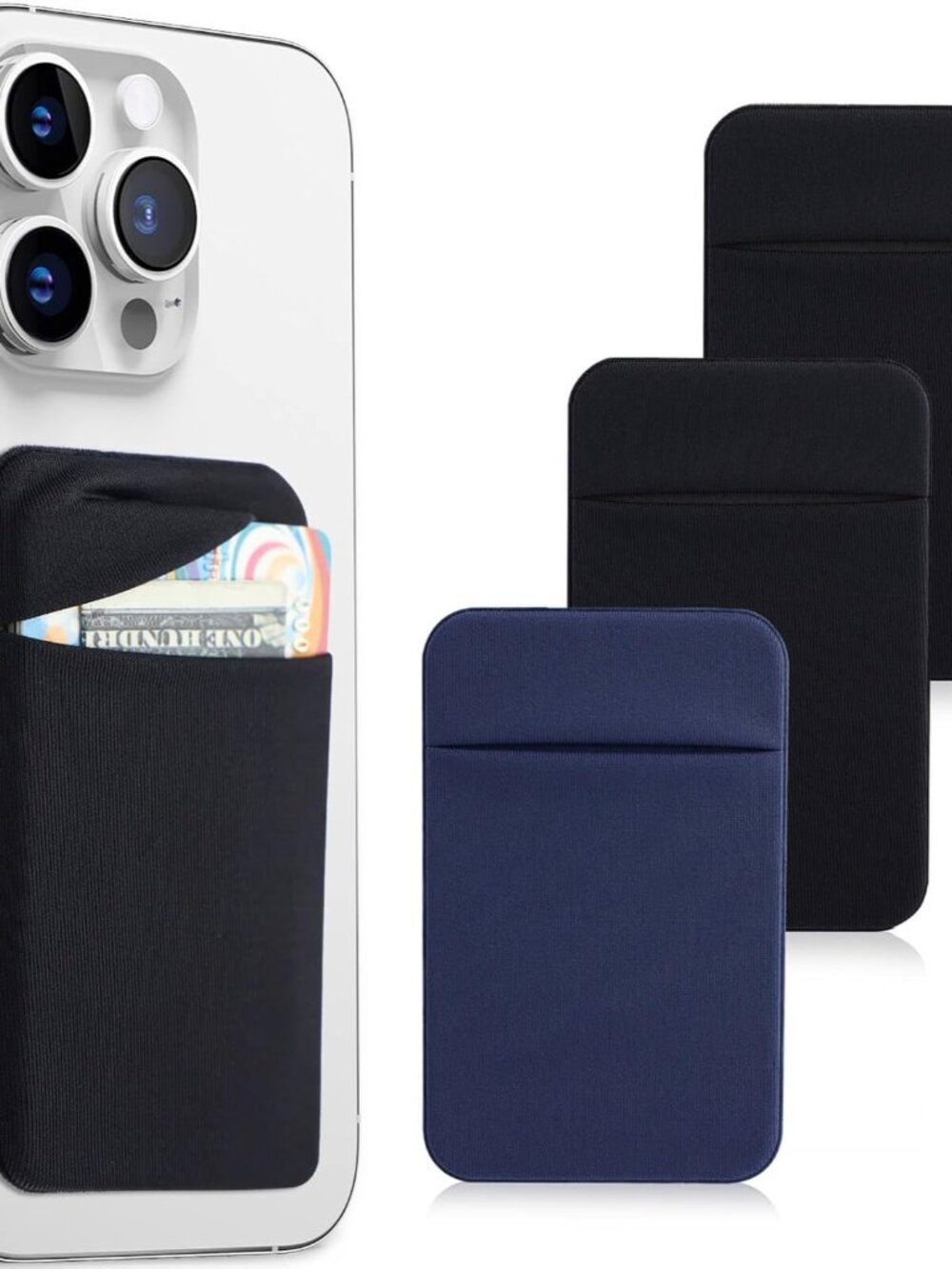 Phone Wallet Stick on,Card Holder for Phone Case,Phone Card Holder